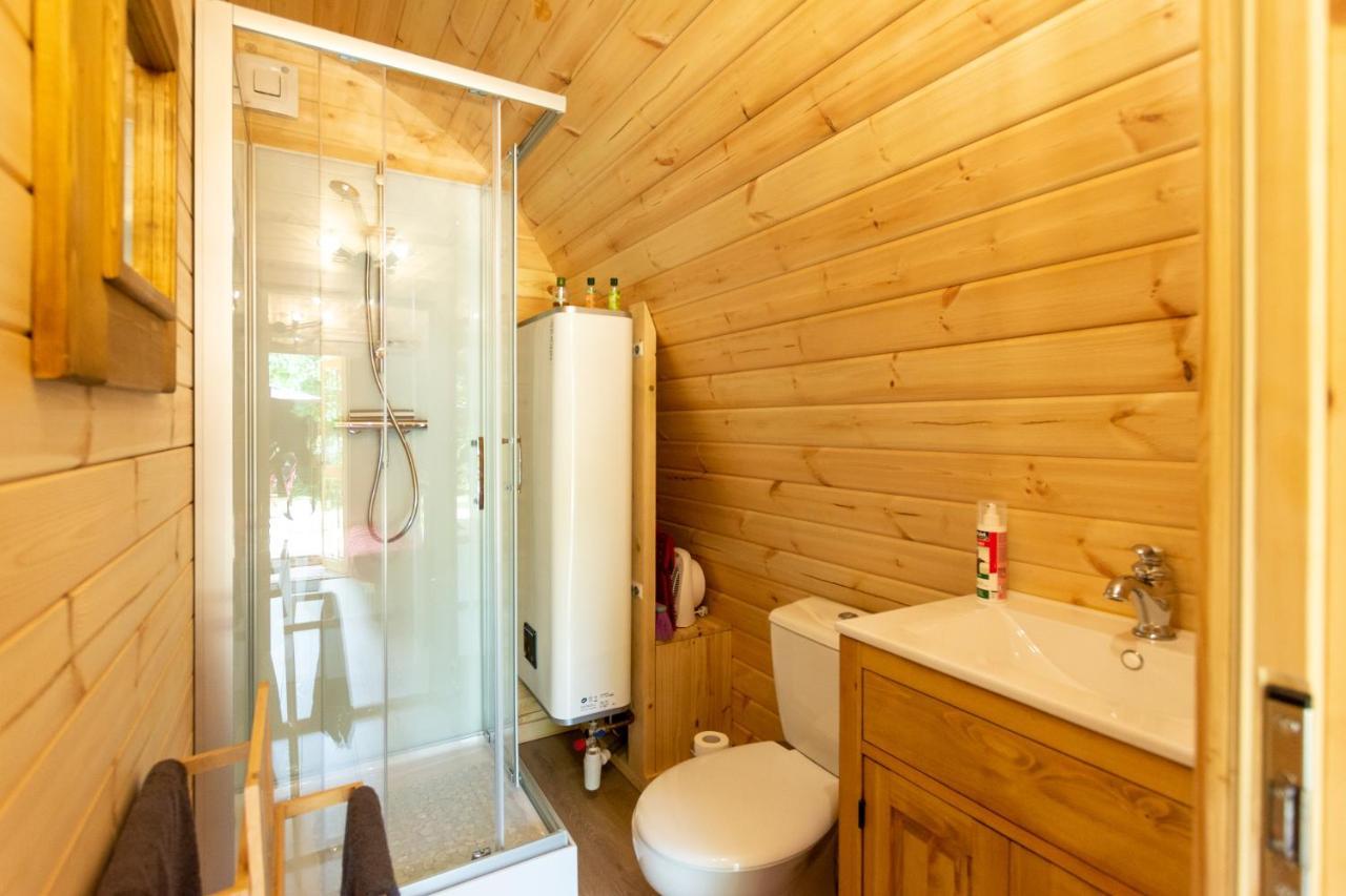 Cabane En Bois Avec Bain Nordique Asnieres-sur-Vegre 외부 사진